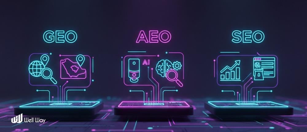 ماهو GEO و AEO والفرق بينهم وبين SEO في التسويق الحديث