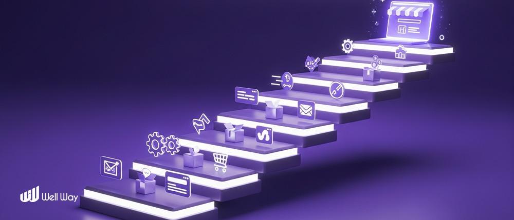 كيفية تطوير المتاجر الإلكترونية باحترافية في 7 خطوات 2025 – دليل ويل واي