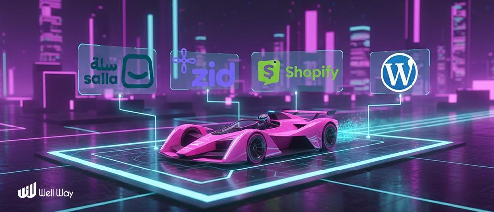 تحسين سرعة الموقع وأداء المتجر الإلكتروني دليل ويل واي لمنصات سلة وزد وشوبيفاي ووردبريس