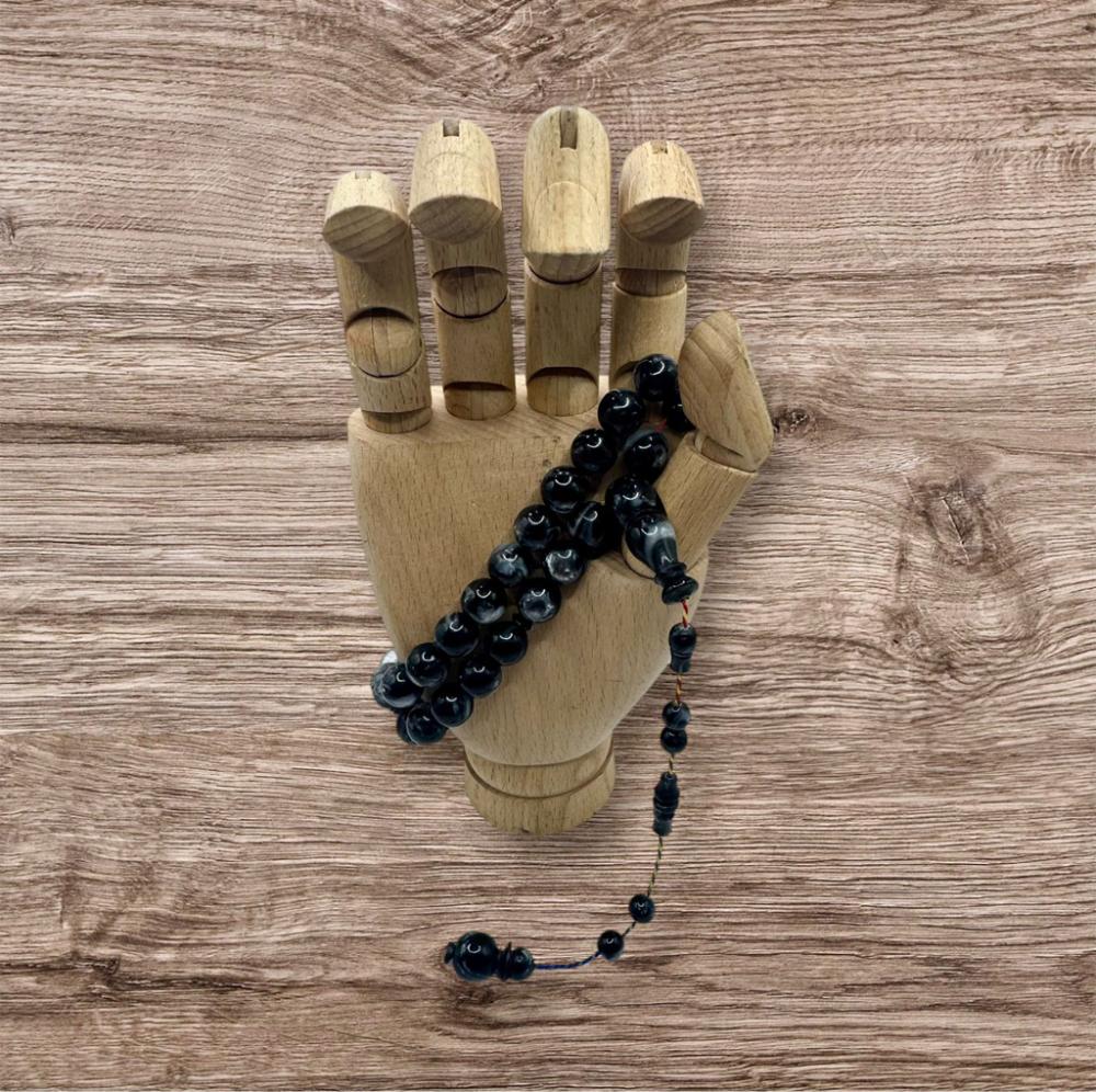 مسباح بكلايت تمليكة كحلي معرق