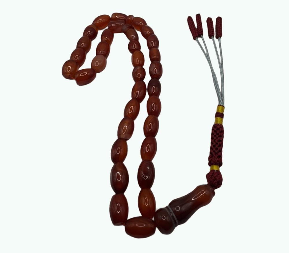 سبحة عقيق يماني اصلي