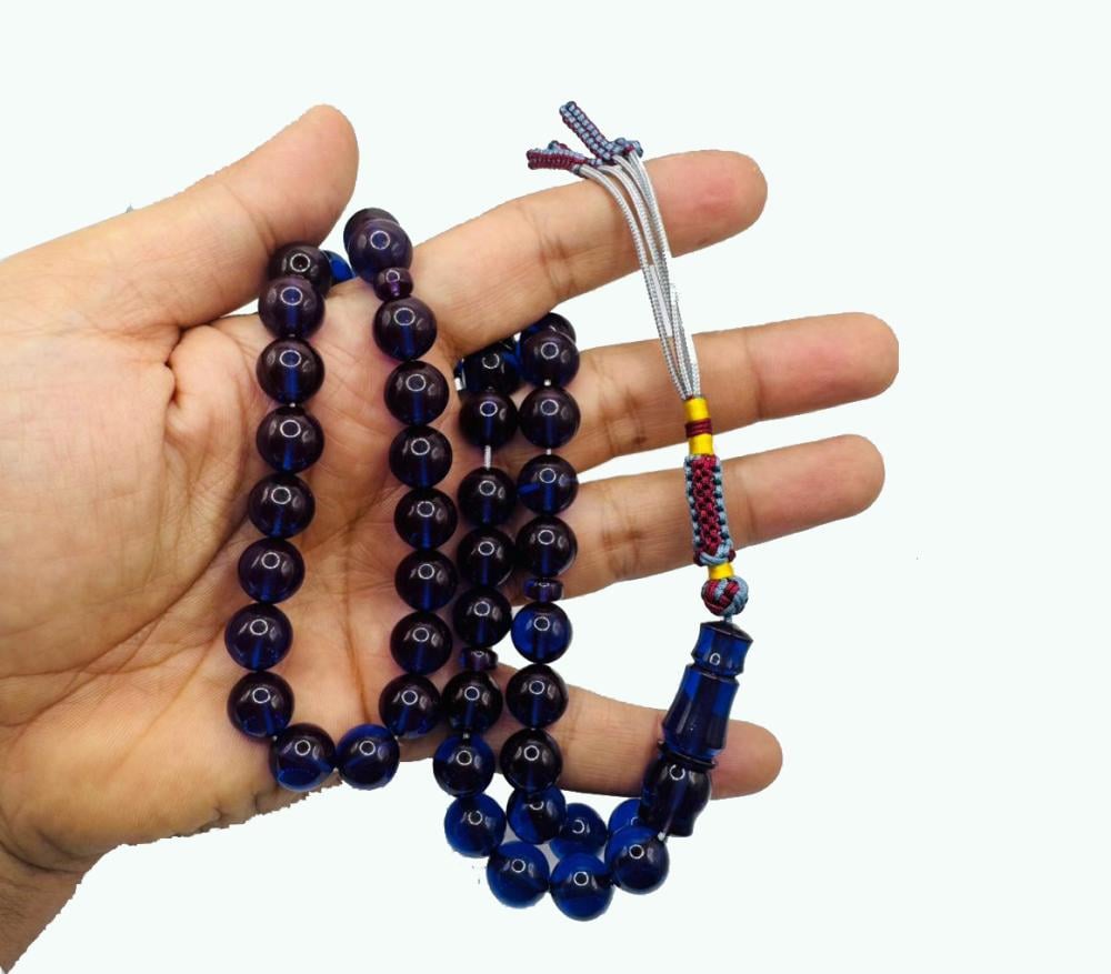 مسباح زعفران حرباء كحلي شفاف كركوشة تفصال