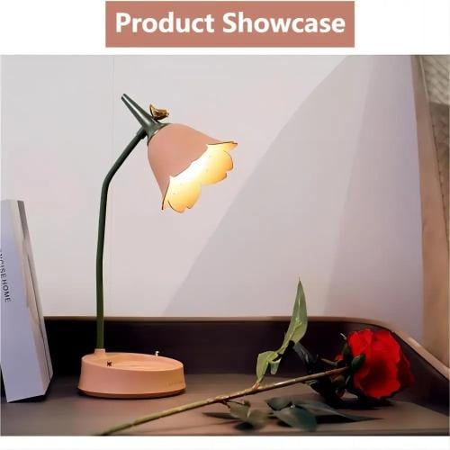مصباح طاولة LED قابل لإعادة الشحن بتصميم على شكل و...