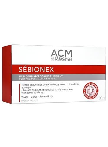 Acm, Sebionex, Purifying Bar, For Acne-Prone, Comb...