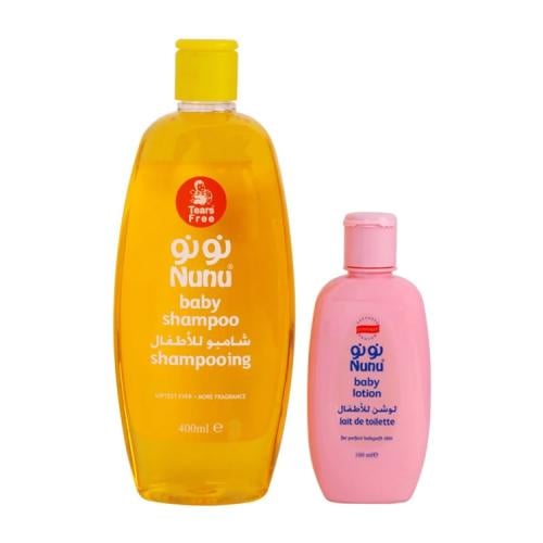 نونو شامبو اطفال 400مل+لوشن عرض