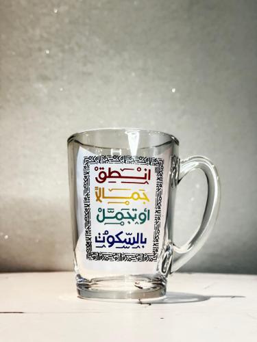 كوب زجاجي