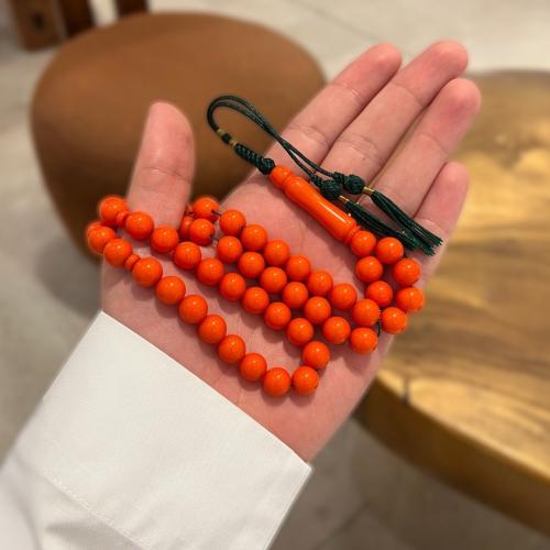 مسباح بكلايت قديم كركوشة برتقالي