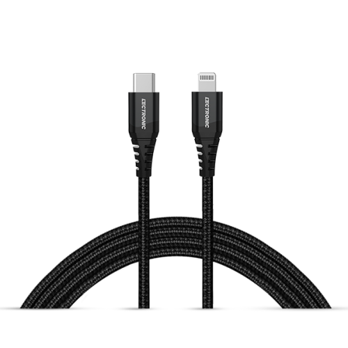 كيبل شحن ليكترونك – Type-C إلى Lightning – نايلون...