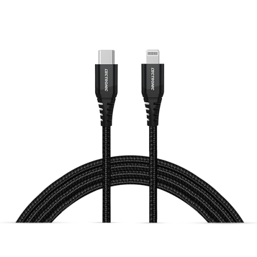 كيبل شحن ليكترونك – Type-C إلى Lightning – نايلون...