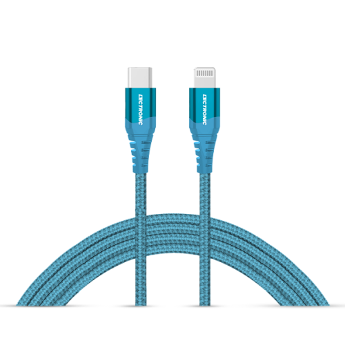 كيبل شحن ليكترونك – USB-C إلى Lightning – نايلون م...