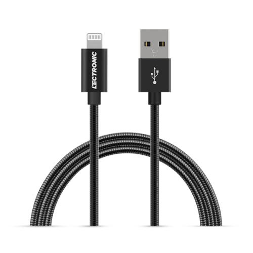 كيبل شحن ليكترونك – USB-A إلى Lightning – معدني 1...