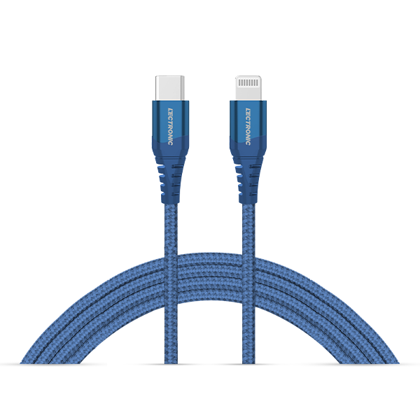 كيبل شحن ليكترونك – USB-C إلى Lightning – نايلون م...