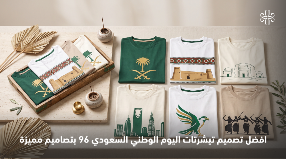 تصميم تيشرتات اليوم الوطني