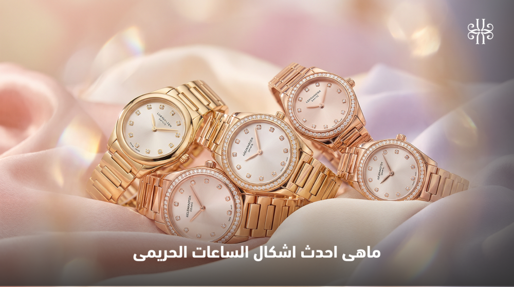 احدث اشكال الساعات الحريمى