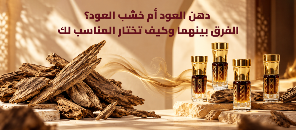 دهن العود أم خشب العود؟ الفرق بينهما وكيف تختار المناسب لك