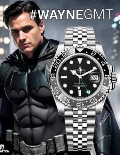 Rolex GMT bruce wayne