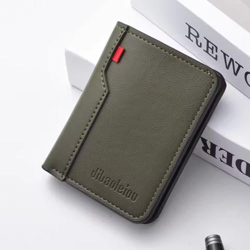 Leather الجلود بطاقة الائتمان المحفظة حامل قصيرة ع...