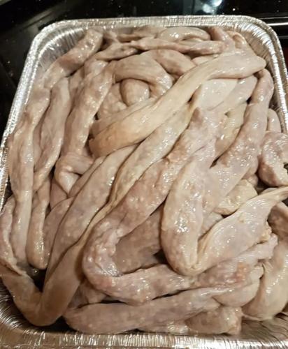 سندونات نظيفة و محشية وجاهزة للطبخ أو التفريز