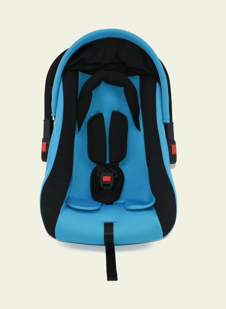 مقعد سيارة آمن ومحمول للاطفال أزرق