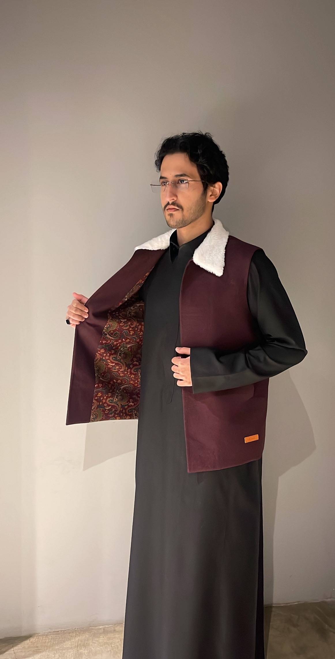 سديري جوخ دبل فيس فاخر-متجر تفاصيل