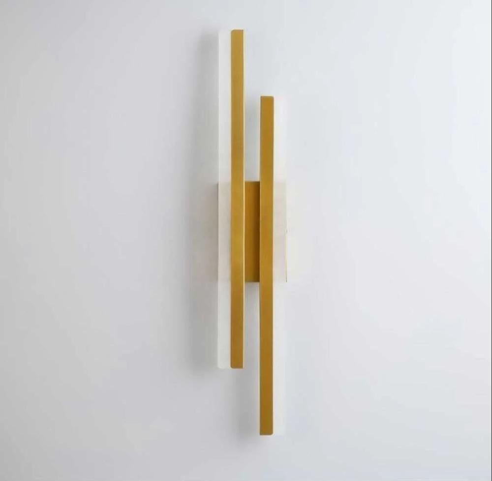 مصباح ليد مزدوج السطح  اسود وذهبي