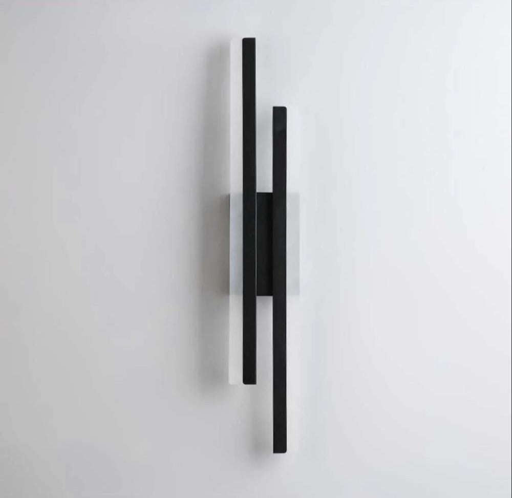 مصباح ليد مزدوج السطح  اسود وذهبي