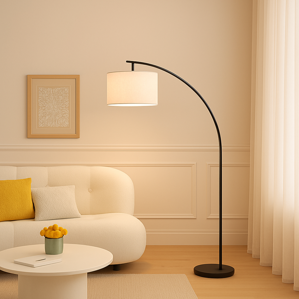 لمسة قوس – إضاءة أرضية مودرن
