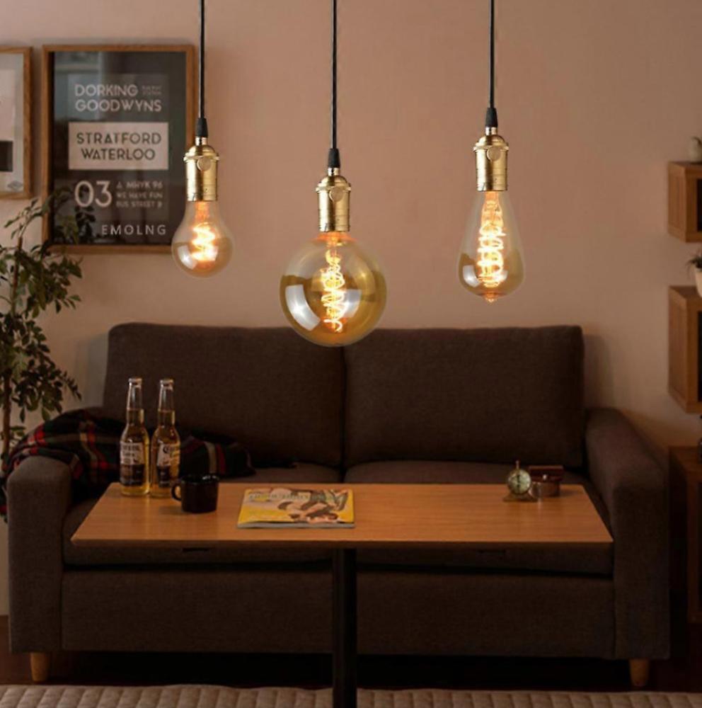 لمبة إيدسون لايت G125 شفاف عسلي -8W