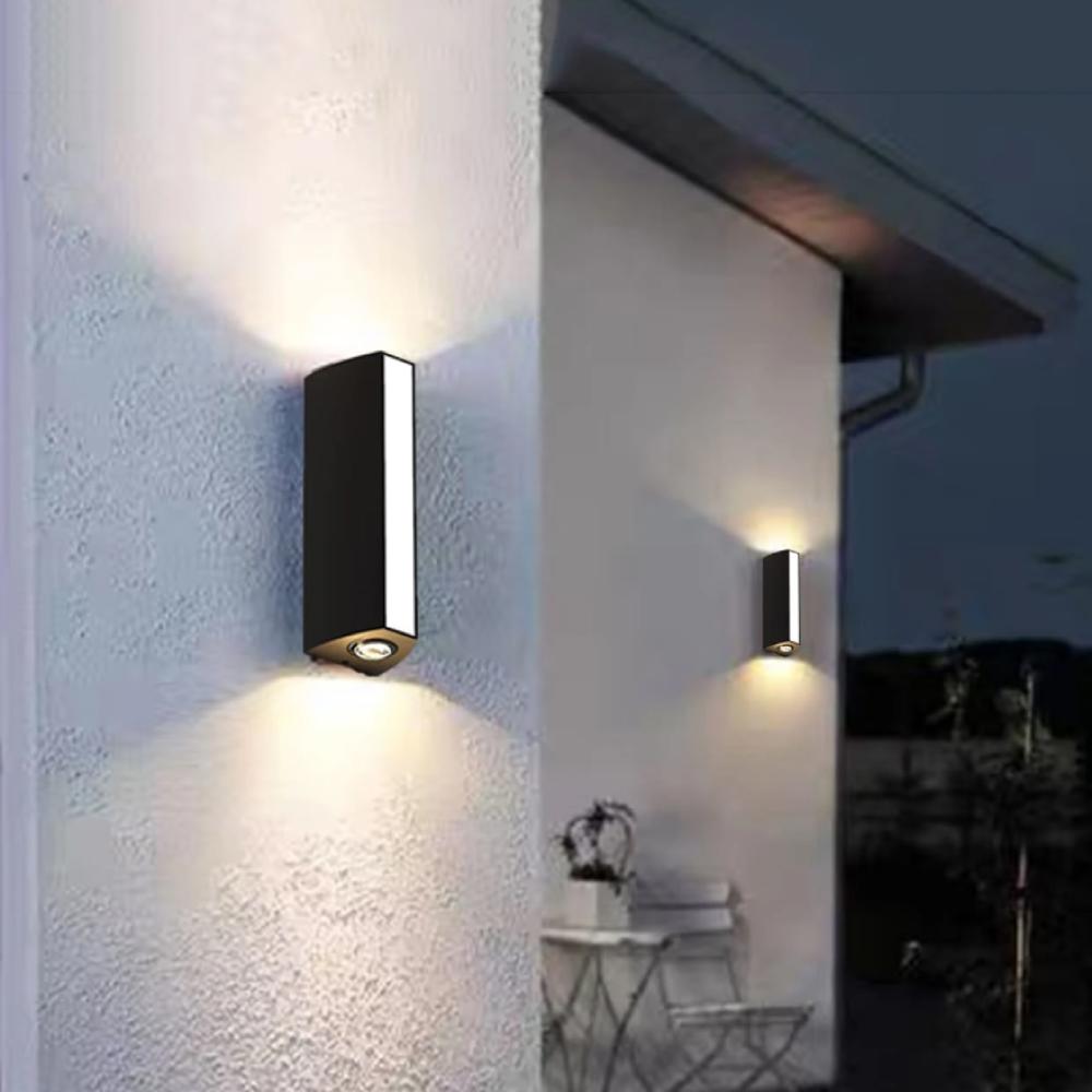 مصباح حائط خارجي للحديقة ضوء شرفة لون اصفر عصري