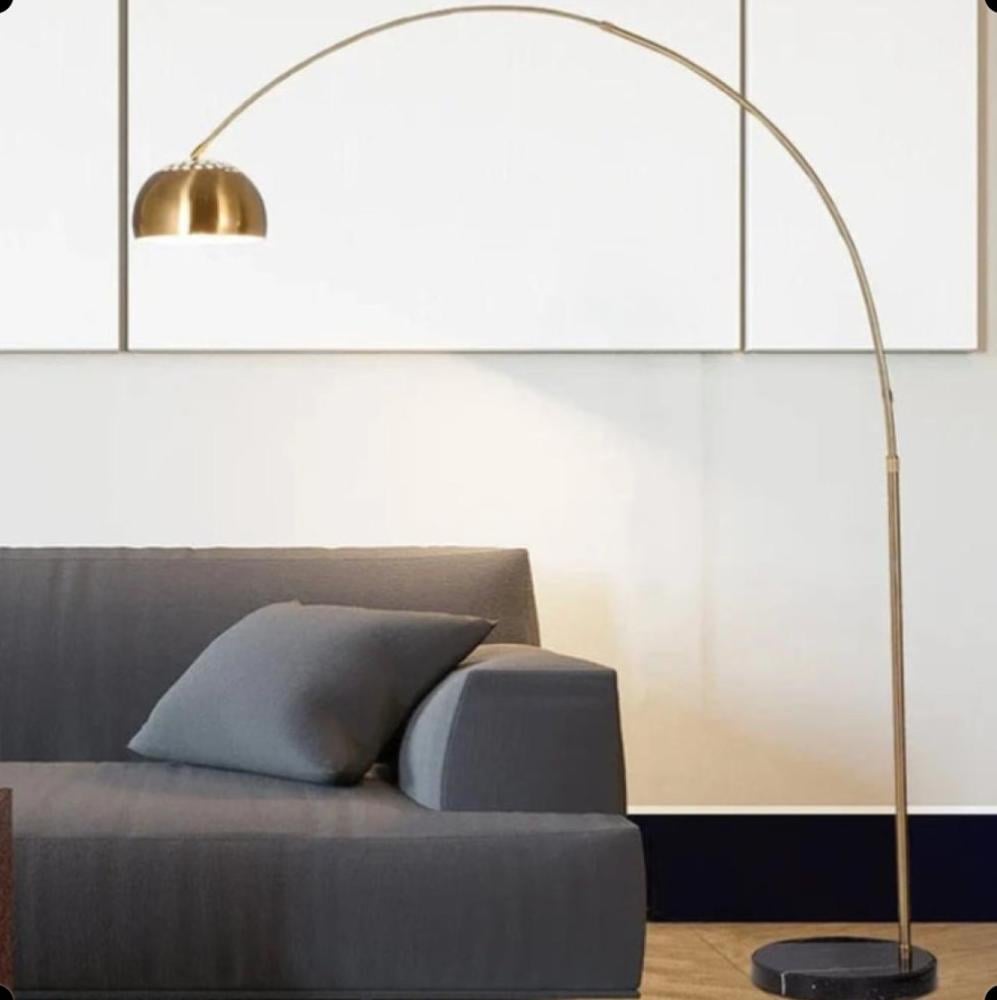 ابجورة ذهبي طويلة قوس للإضاءة الجانبية