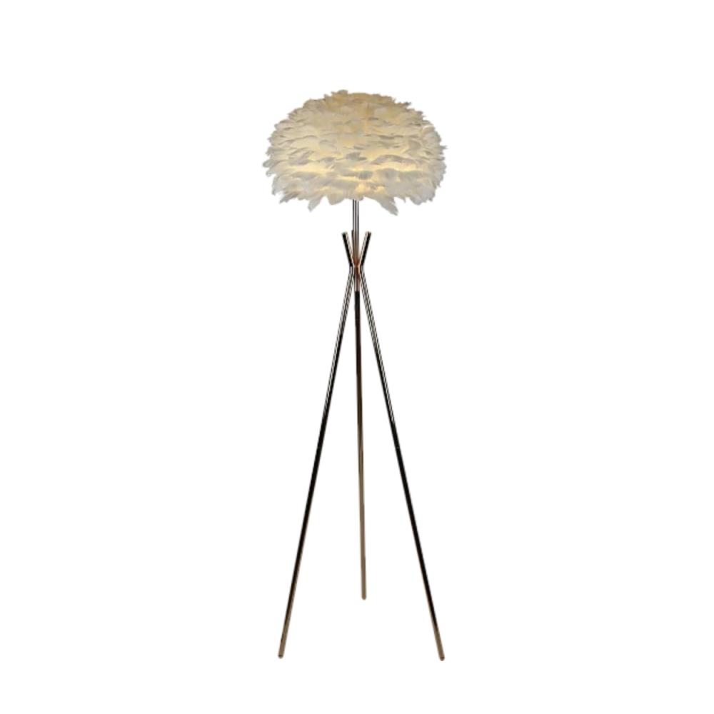 ابجورة ارضية ذهبي ريش