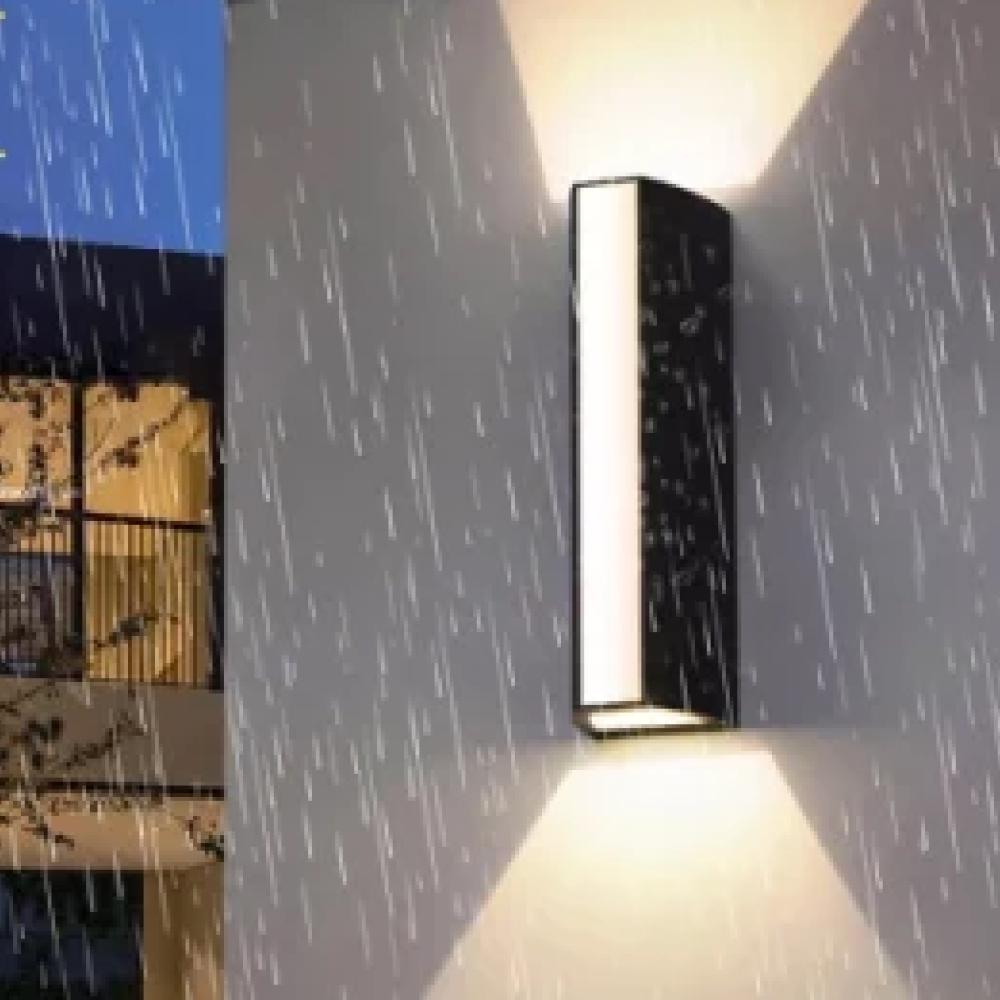 مصباح حائط خارجي للحديقة ضوء شرفة لون اصفر عصري