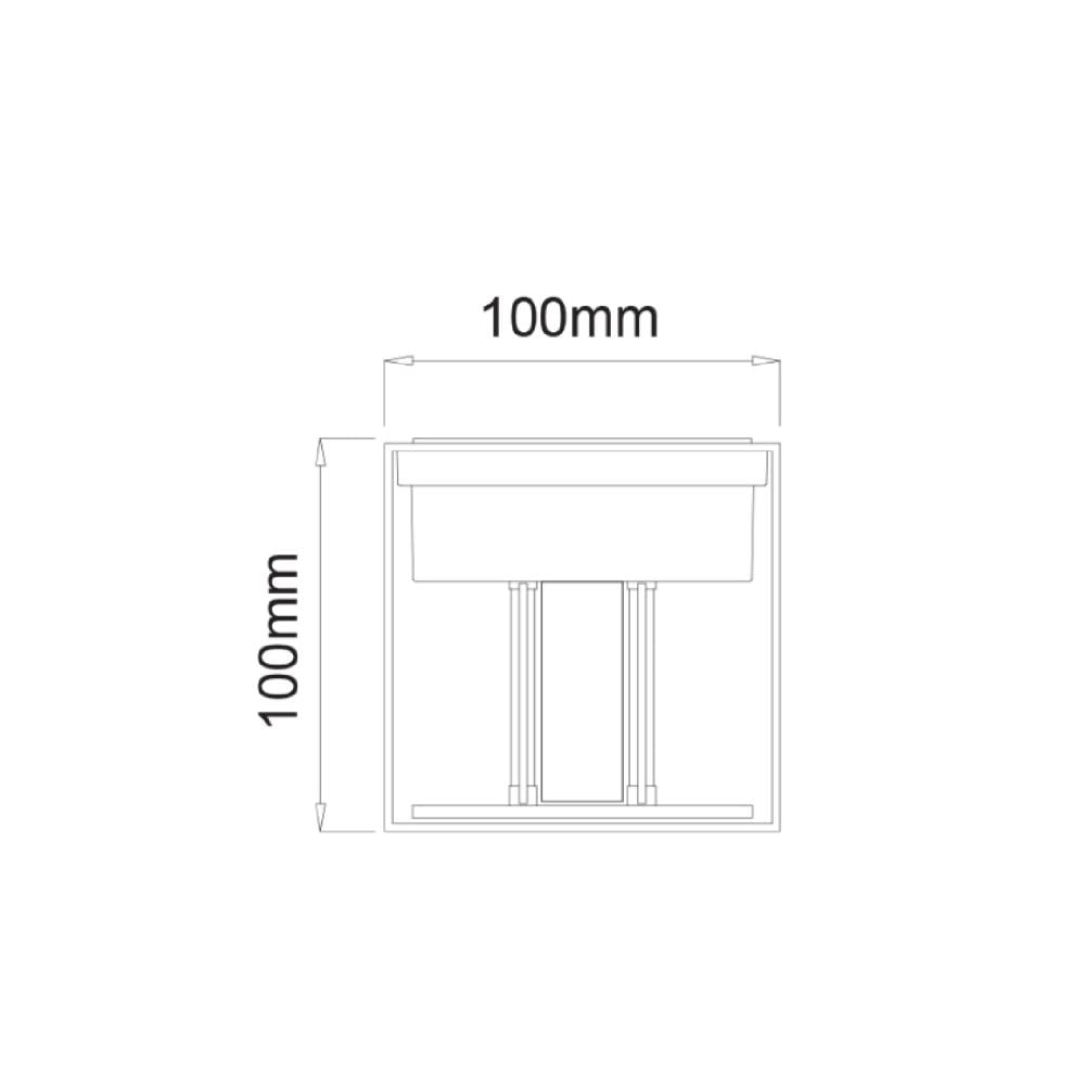 مصباح حائط مزدوج LED يضيء لأعلى ولأسفل