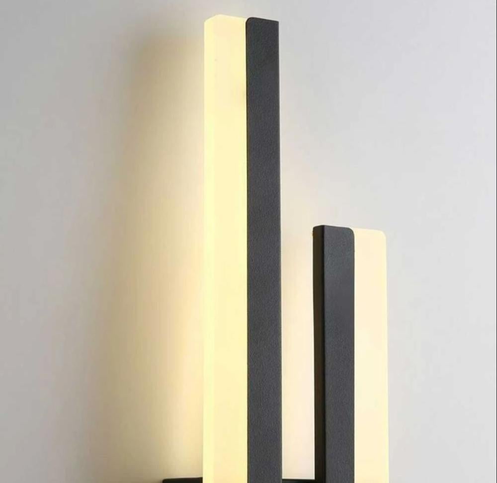 مصباح ليد مزدوج السطح  اسود وذهبي