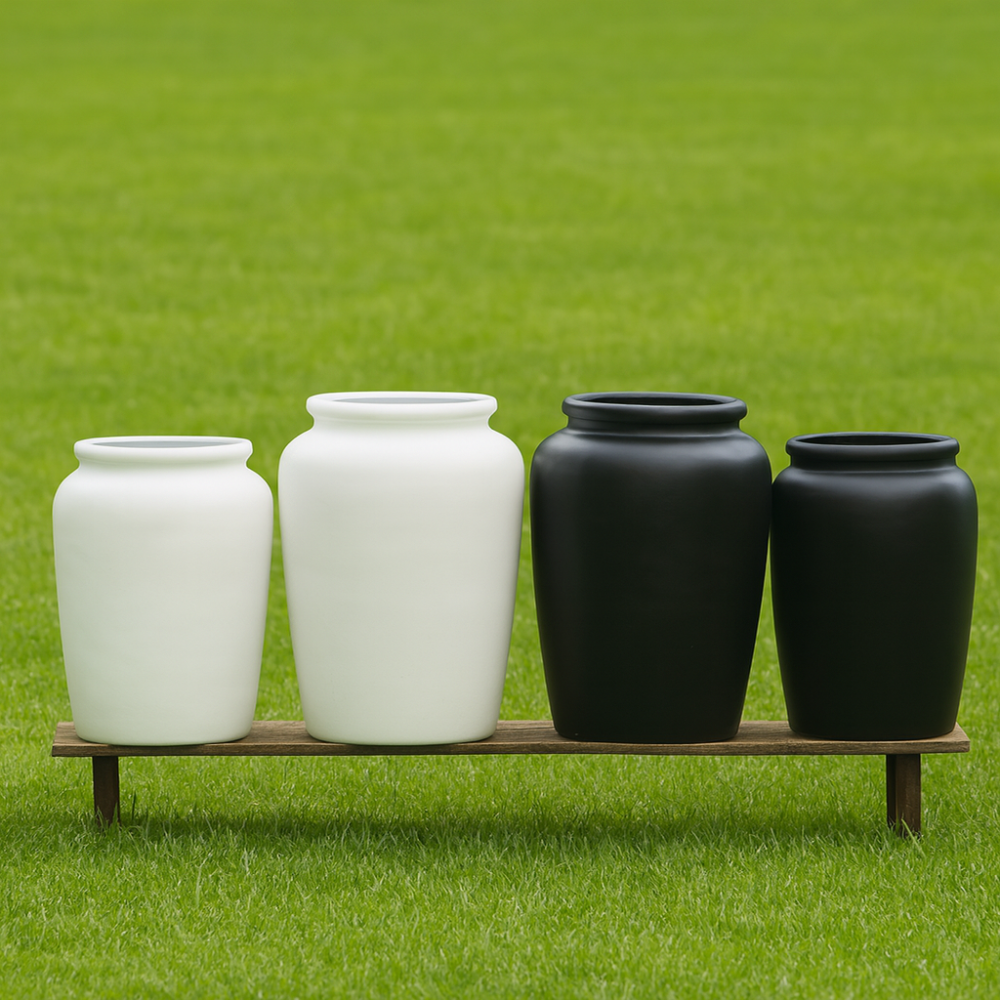 احواض فايبر كبيرة بلونين