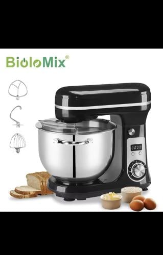 خلاط حامل طعام المطبخ من BioloMix، خلاط، محرك هادئ...