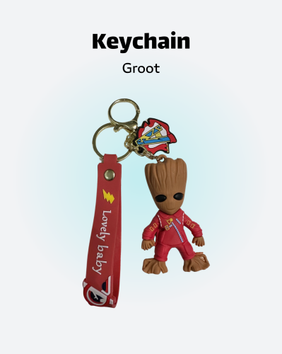ميدالية وعلاقة مفاتيح Groot