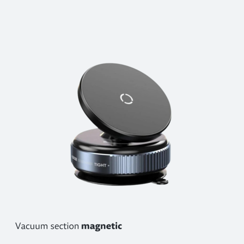 حامل جوال مغناطيسي شفط 360, Vacuum Suction Magneti...