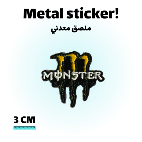 ملصق معدني مونستر