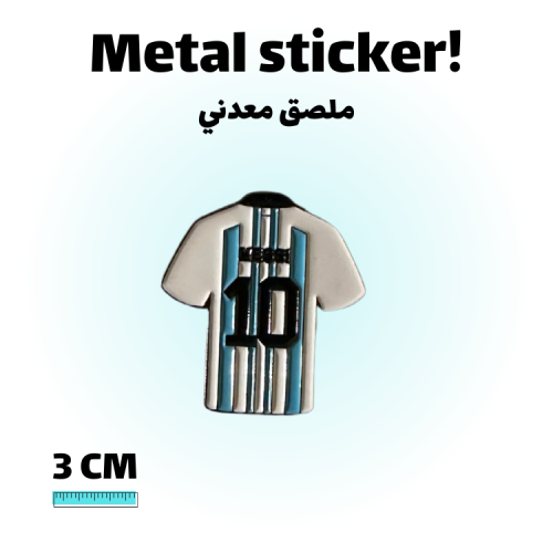 ملصق معدني تيشيرت الأرجنتين