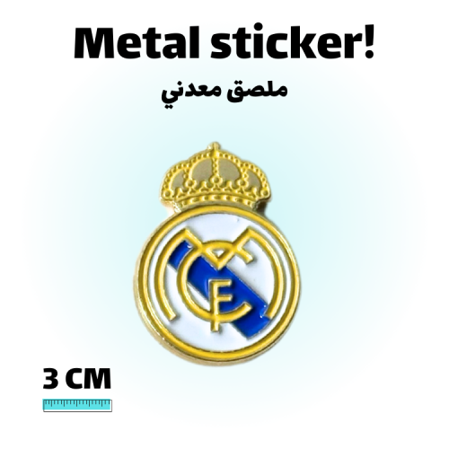 ملصق معدني ريال مدريد