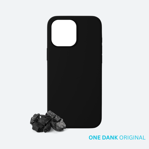 غطاء حماية سيليكون iPhone، اللون الأسود الفحمي