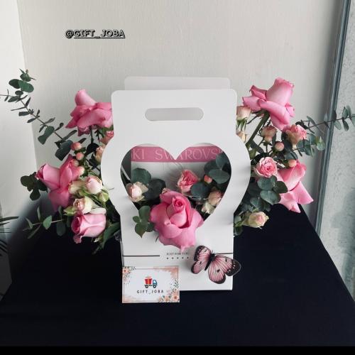 سلة + قلم سوارفسكي