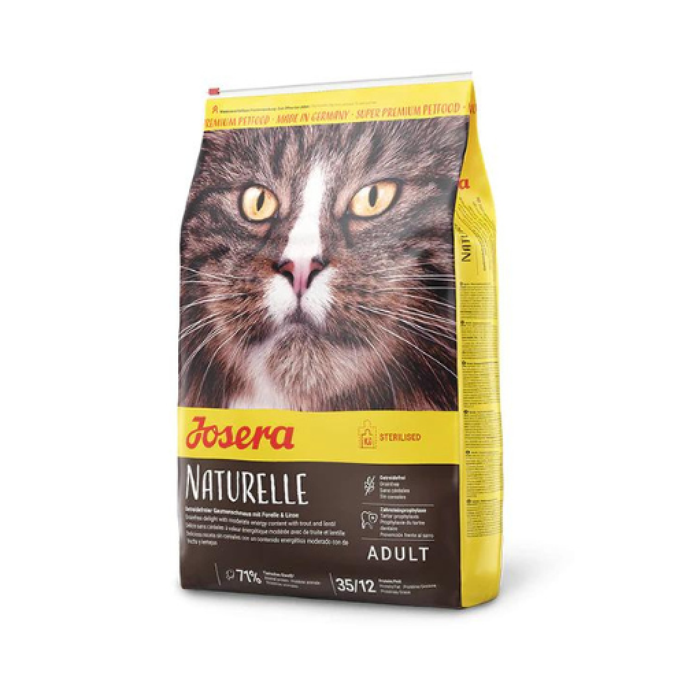 Josera Natural Salmon Lentil Dry Cat Food for Sterilized Cats 2 kg