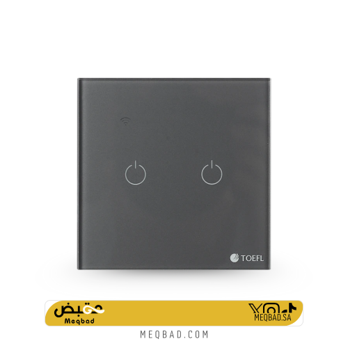 مفتاح ثنائي جرافيت ذكي تحكم عن بعد WiFi سهل الاستخ...