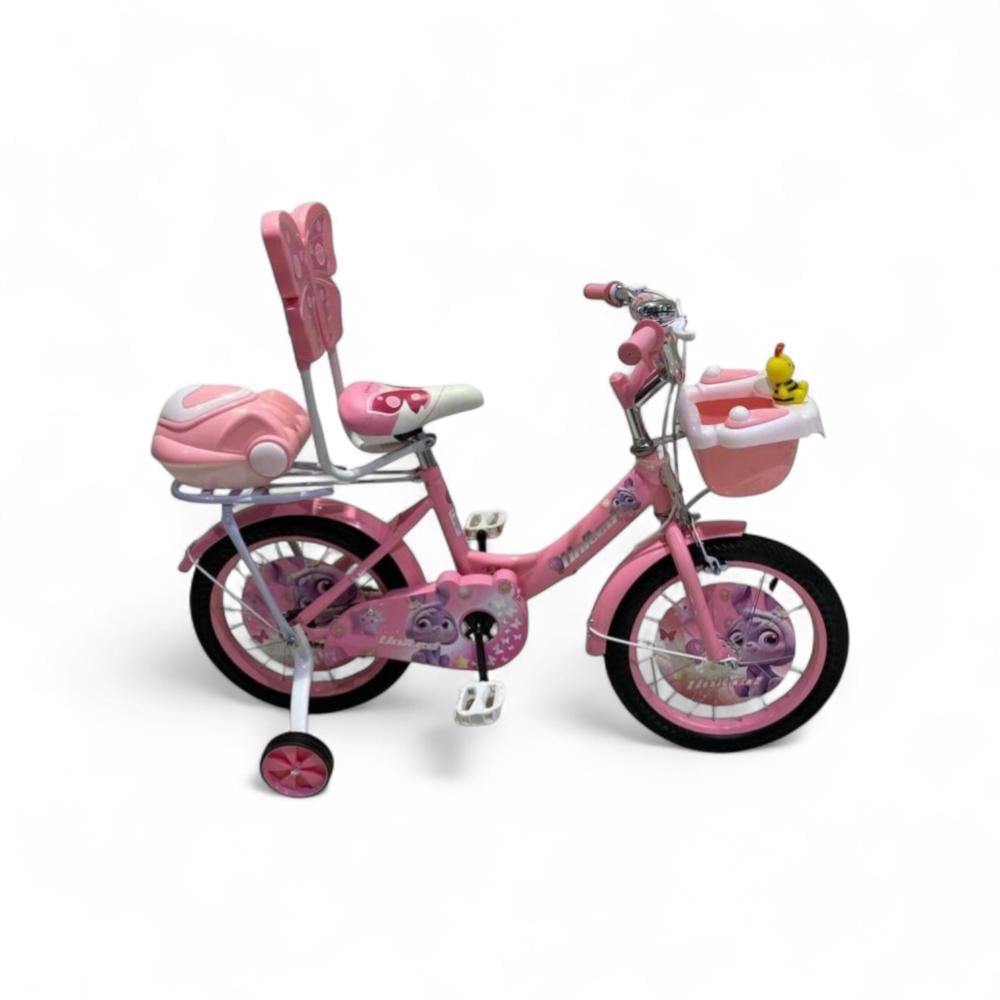 دراجة ١٦ بناتي فراشة مع سلة وسنادة 1621