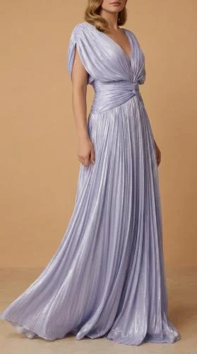 فستان سهرة أنيق بتصميم انسيابي | بوتيك لال