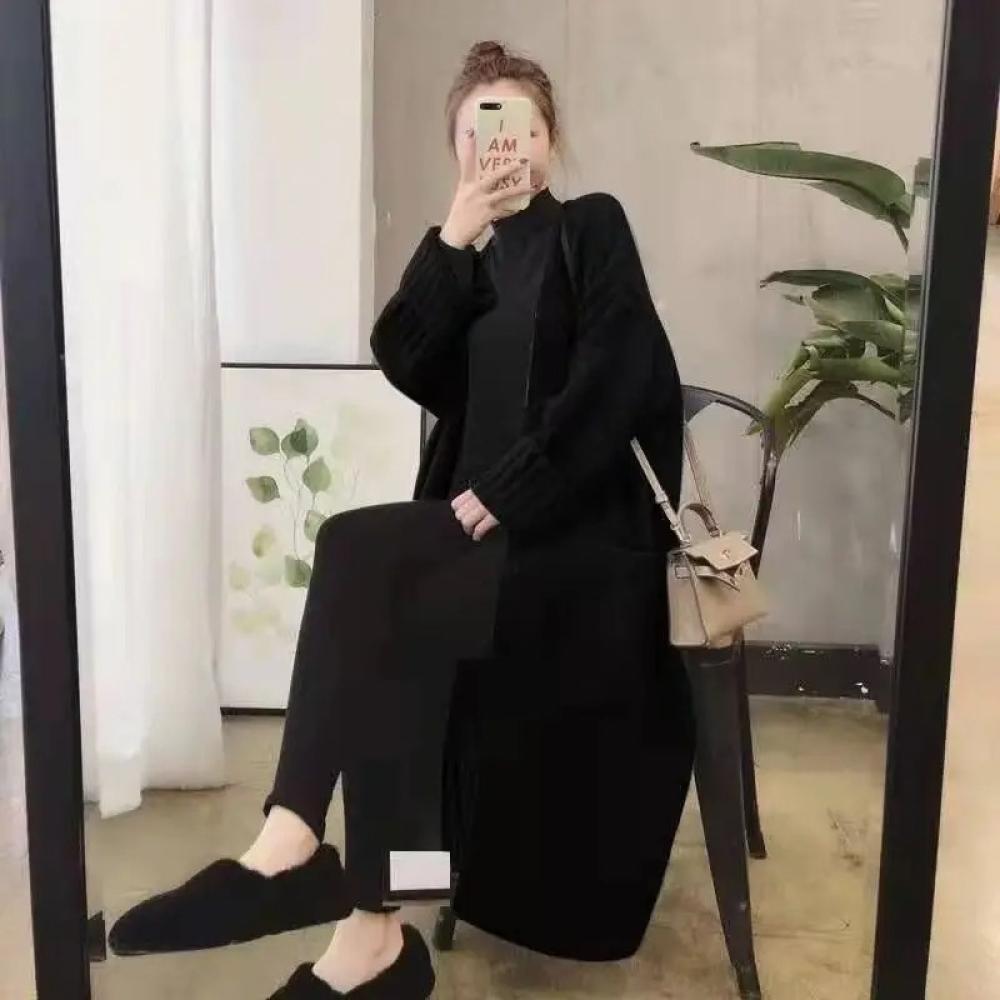 سترة محبوكة فضفاضة للنساء