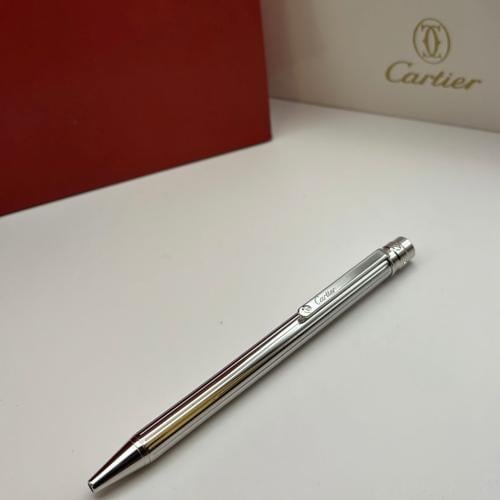 قلم كارتير Cartier سانتوس صغير فضي