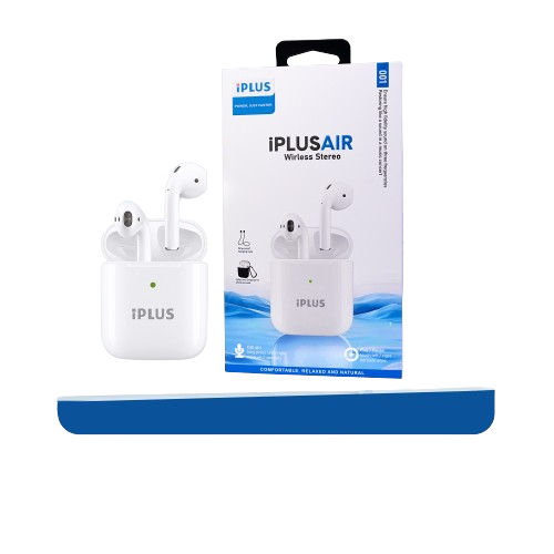 سماعات iPLUS AIR اللاسلكية - تصميم عصري بصوت ستيري...